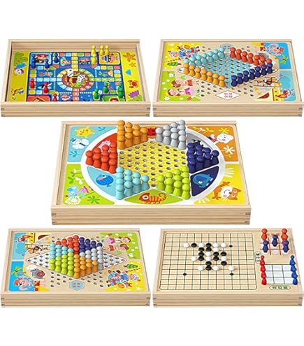 Amazon | Ladruph ボードゲーム セット 7 in 1 チェス 9 in 1